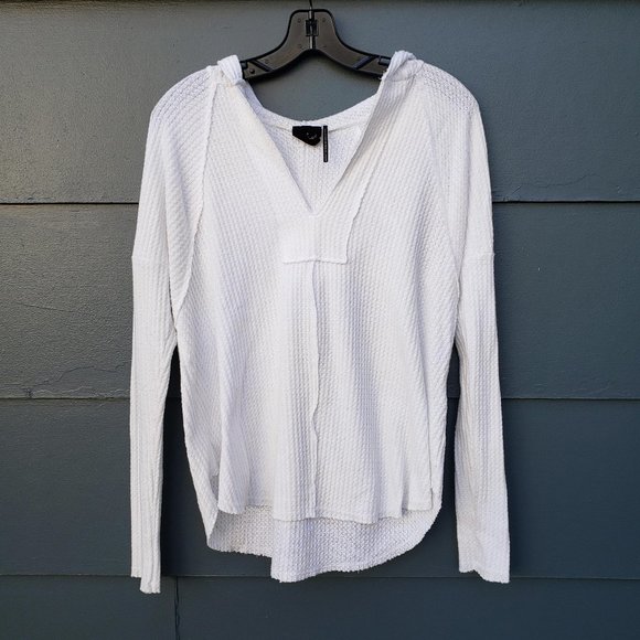 Urban Outfitters Tops - Out From Under Missy Thermal Hooded Top - XS